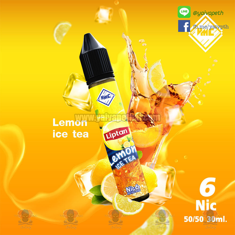 ชามะนาว – น้ำยาบุหรี่ไฟฟ้า VMC Lemon Ice Tea 30 ml [เย็น] ของแท้, น้ำยาบุหรี่ไฟฟ้า( Freebase E-liquid ), VMC - Yaivape บุหรี่ไฟฟ้า