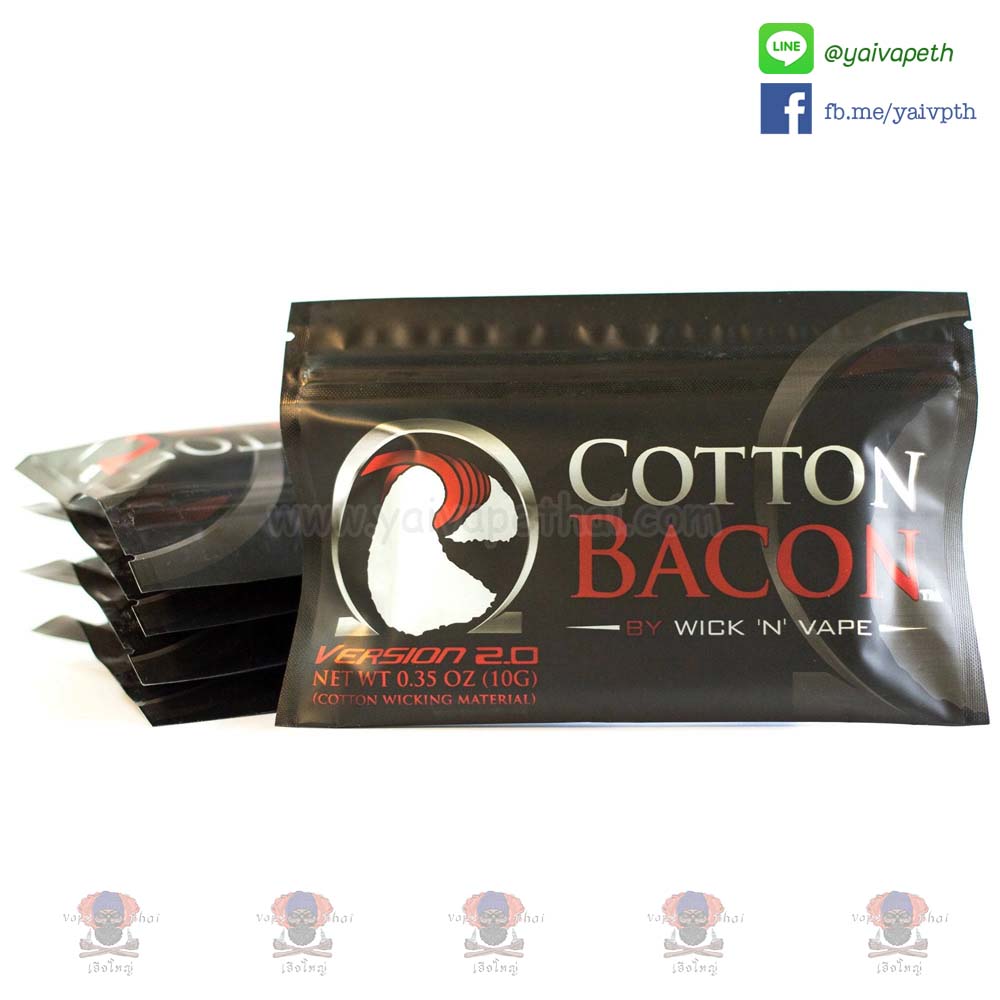 สำลี Cotton Bacon V.2 (USA อเมริกา) [แท้] - YAIVAPETHAI  No.1