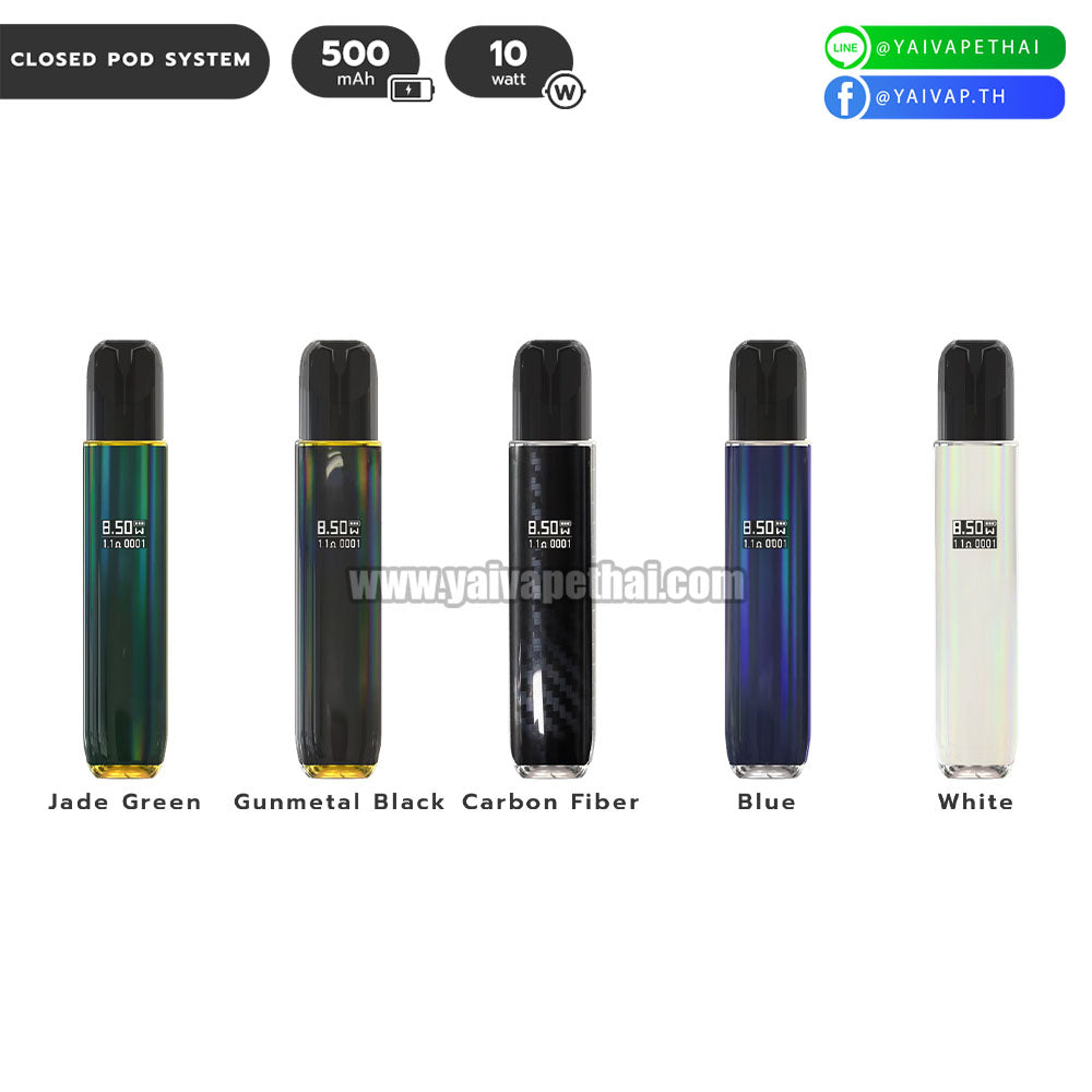 พอต บุหรี่ไฟฟ้า - HOTFOX หน้าจอ OLED 6.5W-10W 500mAh [ แท้ ], Relx and alternatives Devices (เครื่องประเภทเปลี่ยนหัวน้ำยาได้), HOTFOX - Yaivape บุหรี่ไฟฟ้า
