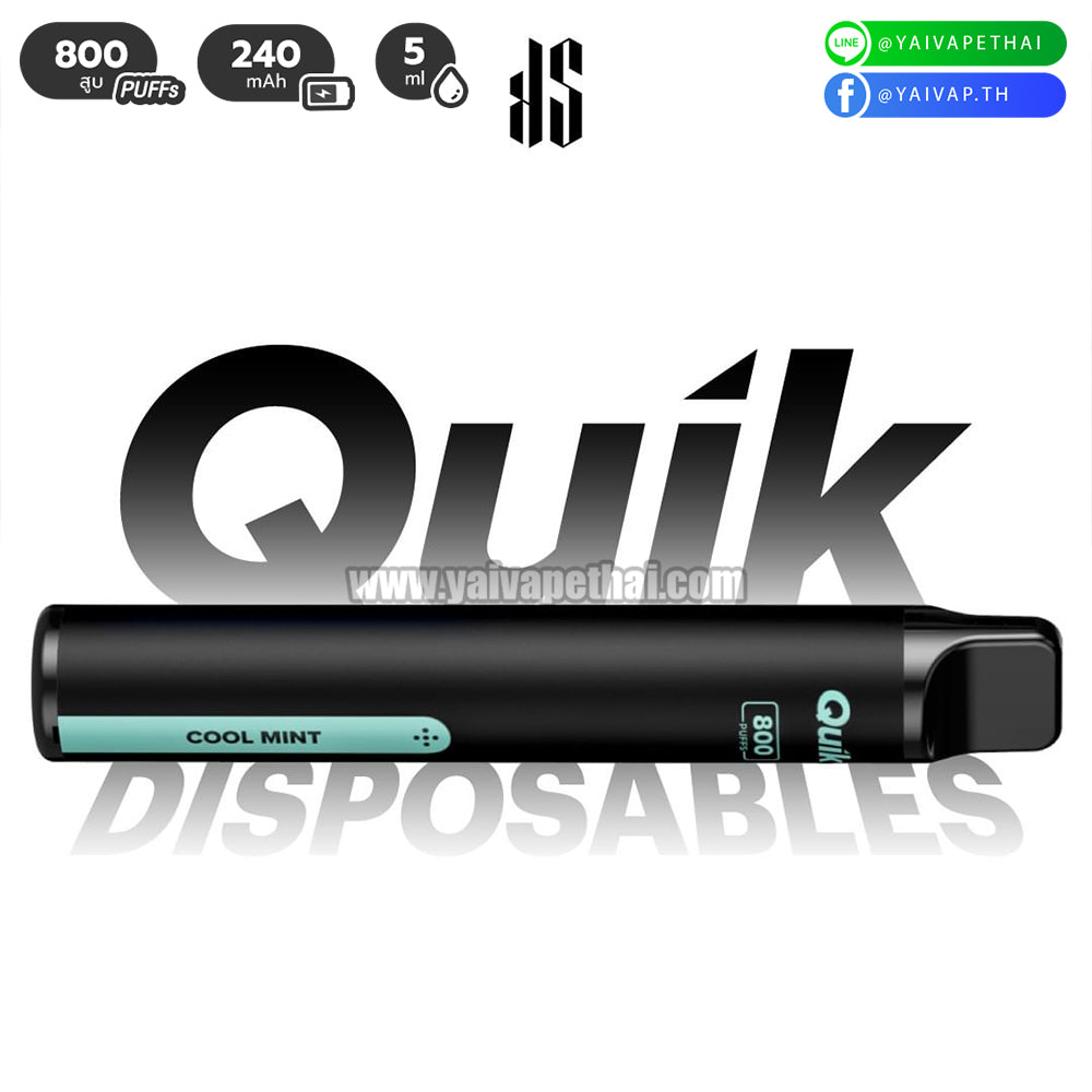 พอตแบบใช้แล้วทิ้ง - Kardinalstick KS Quik 800 Puffs (Disposable Vape Pod) [ แท้ ], Disposable Pod Systems (พอตใช้แล้วทิ้ง), YAIVAPETHAI No.1 - Yaivape บุหรี่ไฟฟ้า