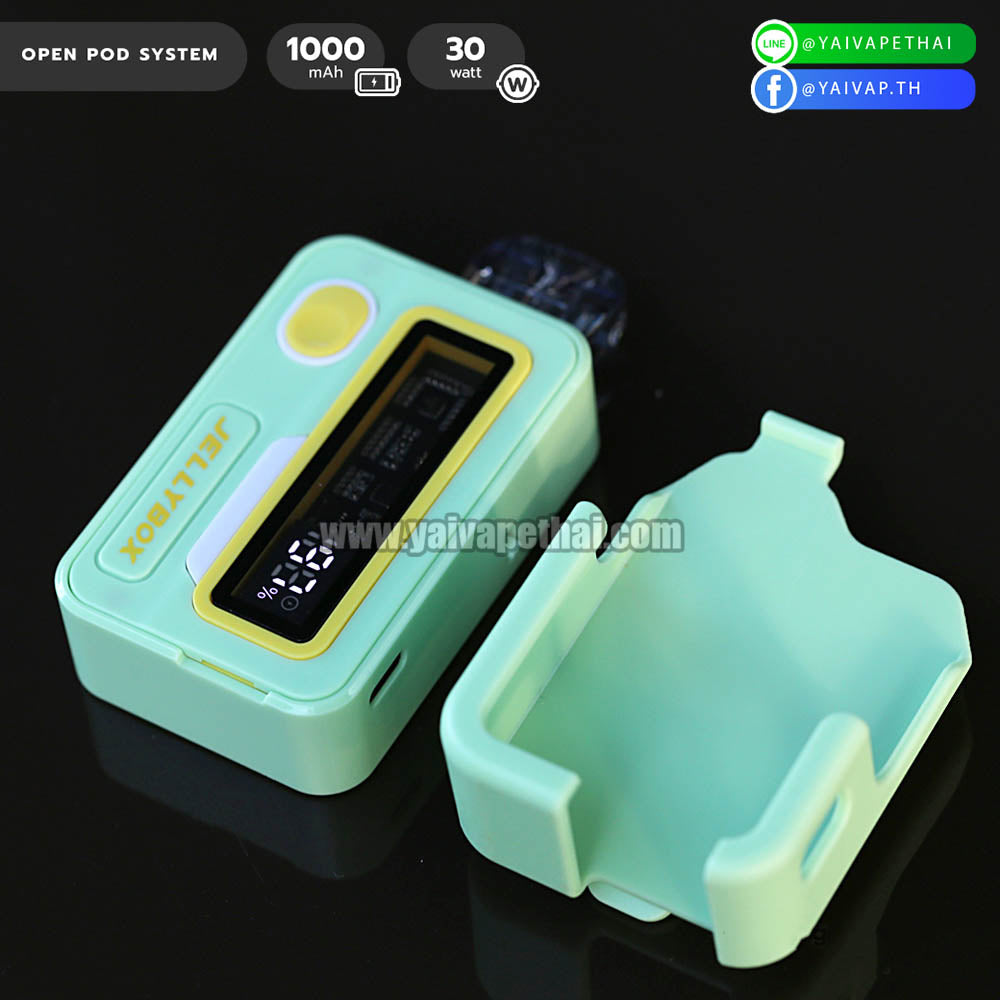 พอต บุหรี่ไฟฟ้า – Rincoe Jellybox XS Pod Kit 1000mAh 30W [ แท้ ] (เพจเจอร์ยุค 90), พอต (Pod), Rincoe - Yaivape บุหรี่ไฟฟ้า
