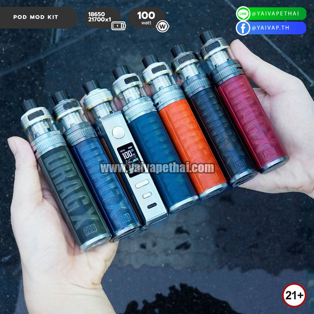 พอต บุหรี่ไฟฟ้า VOOPOO Drag X Pro Pod Mod Kit 100w [ แท้ ], พอต (Pod), VOOPOO - Yaivape บุหรี่ไฟฟ้า