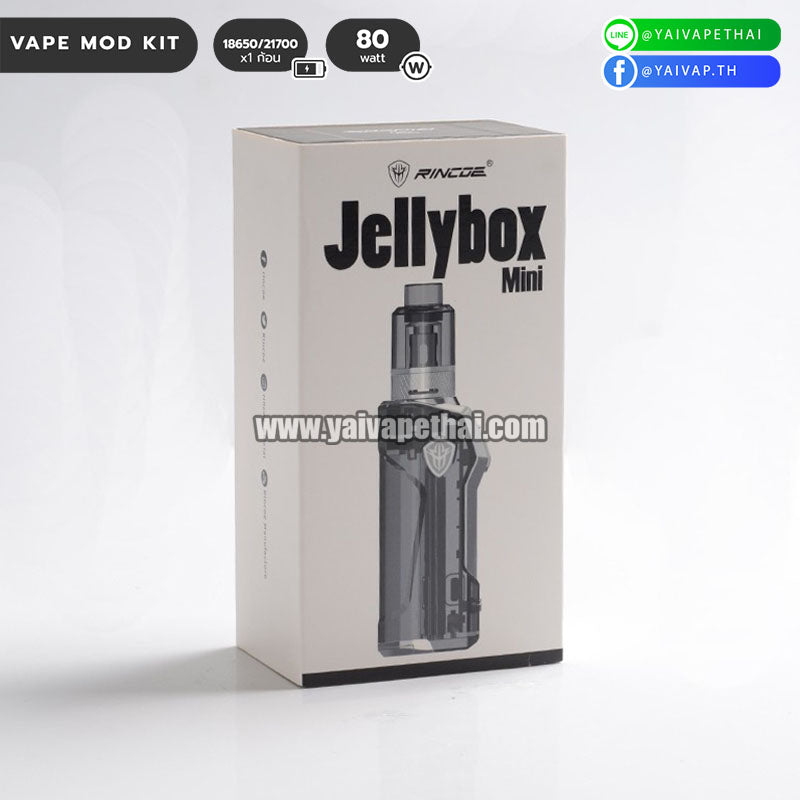 บุหรี่ไฟฟ้า - มอท เจลลี่บ๊อก มินิ - Rincoe Jellybox Mini 80W Kit, บุหรี่ไฟฟ้า‎ (E-Cigarette), Rincoe - Yaivape บุหรี่ไฟฟ้า
