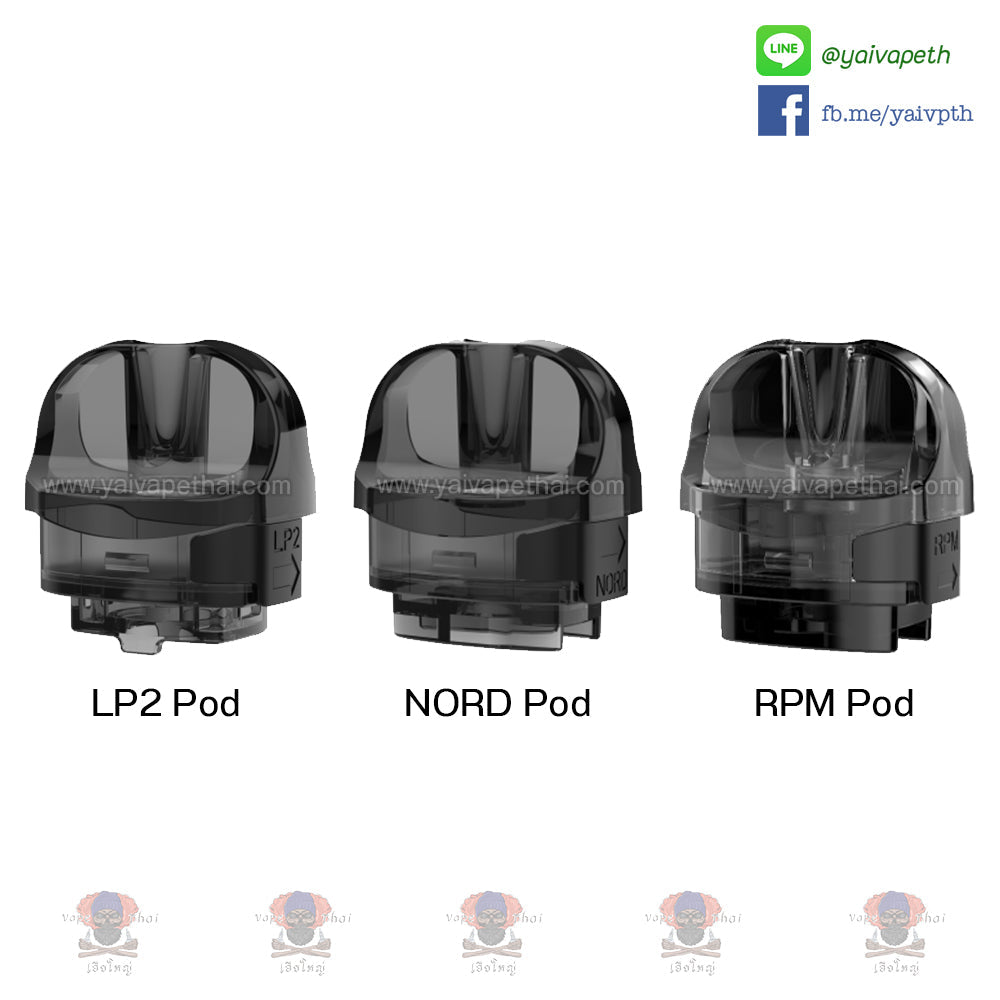 SMOK Nord 50W Empty RPM/LP2/NORD Cartridge [แท้] - YAIVAPETHAI  No.1