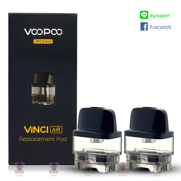 พอตเปล่า - VOOPOO VINCI Air Replacement Pod Cartridge 4 ml - YAIVAPETHAI  No.1