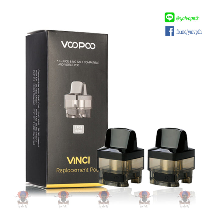 พอตเปล่า - VOOPOO VINCI Replacement Pod Cartridge 5.5ml - YAIVAPETHAI  No.1